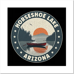 Horseshoe Lake Arizona Sunset Posters and Art